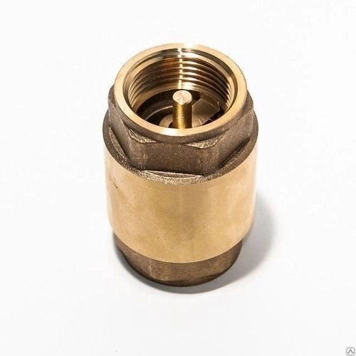 Клапан обратный Вн/Вн пружинный латунный 3/4"