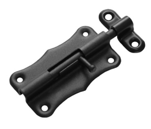 Задвижка накладная (шпингалет) черный ШФ-80