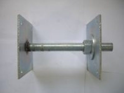 Анкер регулировочный по высоте диаметр шпильки 20, пластина 120, высота 200